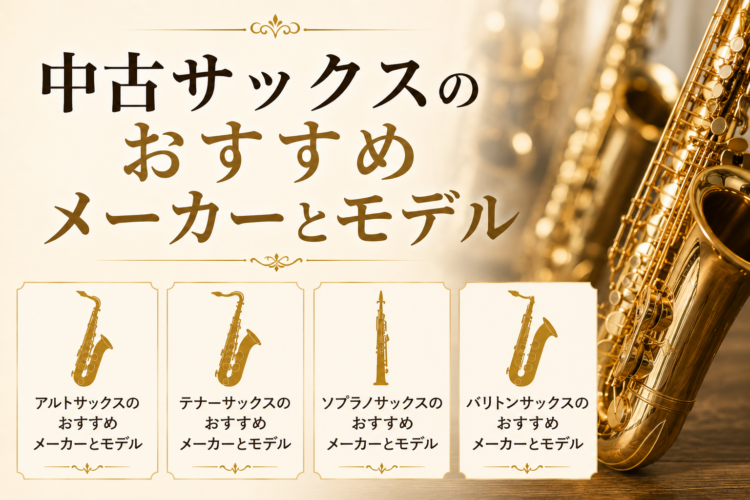 中古サックスのおすすめメーカーとモデル