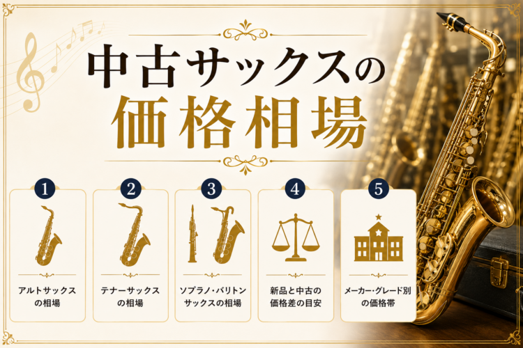 中古サックスの価格相場
