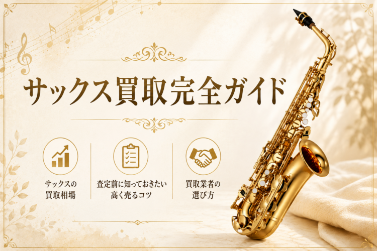サックス買取完全ガイド｜査定前に知っておきたい高く売るコツ