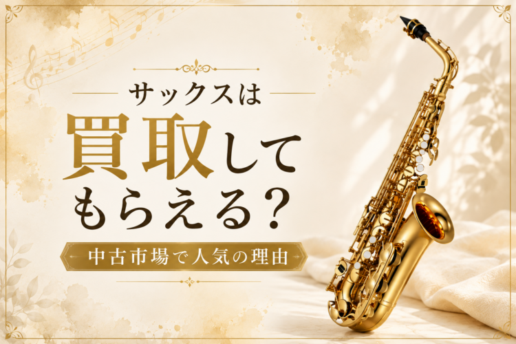 サックスは買取してもらえる?中古市場で人気の理由