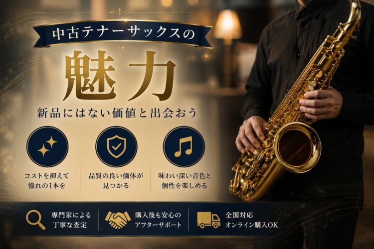 中古テナーサックスの魅力 新品にはない価値と出会おう